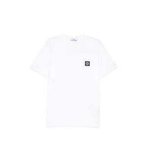 스톤 아일랜드 로고 패치 티셔츠