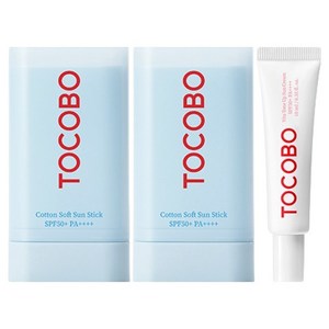 토코보 코튼 소프트 선스틱 SPF50+ PA++++ 19g x 2p + 비타 톤업 선크림 10ml 세트, 1개