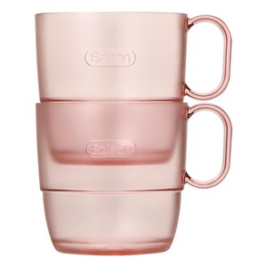 에디슨 유아용 에코젠 컵, 핑크, 2개, 240ml