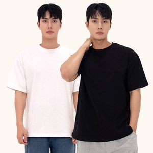 라틱 1+1 남자 반팔티 오버핏 기능성 매쉬 빅사이즈