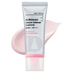닥터디퍼런트 더블 디펜스 선블록 SPF50+ PA++++, 40ml, 1개