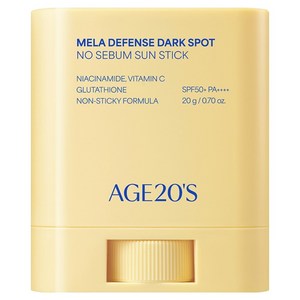 에이지투웨니스 멜라 디펜스 기미 노세범 선스틱 SPF50+ PA++++, 20g, 1개