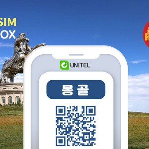 몽골 데이터 완전무제한 5일