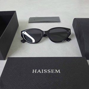 HAISSEM 브랜드 남녀공용 캣아이 선글라스 편광+UV차단 고급케이스 클리너 포함