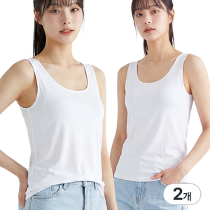 아네드 에어로핏 여성 냉감 심리스 여름 나시 1+1