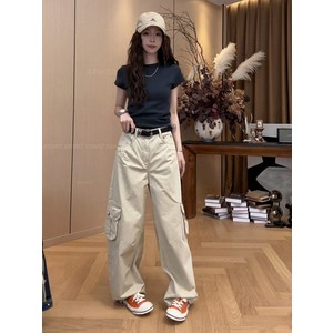 올덤 베이 데일리 블라우스 스트라이프 카키 S
