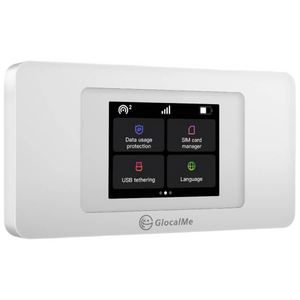 GlocalMe U3X 휴대용 무선 와이파이 DuoTurbo LTE WIFI DuoTurbo 듀얼모뎀 한국지원 일본 중국 유럽 미국 포켓와이파이 무선와이파이 포켓파이, 1개, U3X 화이트