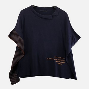 지컷 네이비 여자 니트 FREE N6347
