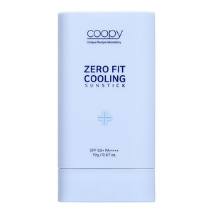 쿠피 끈적임없는 제로핏 즉각 쿨링 수분 선스틱 SPF50+ PA++++, 19g, 1개