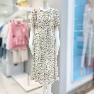 더틸버리 플로럴 플리츠 원피스MTR7N0OP01W_DG