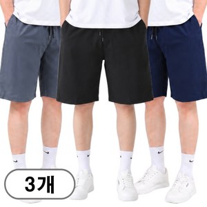 차쿠 2+1 남성 아이스 냉감 반바지 5부 시원하고 가벼운 밴딩 편한 반바지 캐주얼 숏팬츠 빅사이즈