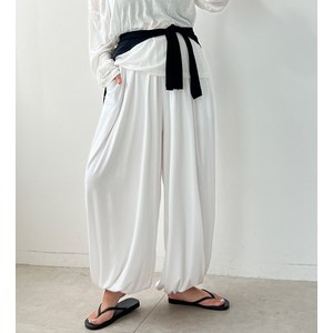 (~99size/하렘팬츠) 썸머 찰랑 오버핏 알라딘 벌룬 조거 트레이닝 팬츠 4color 빅사이즈 임산부 요가팬츠