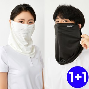 온덱스 자외선 차단 햇빛 가리개 쿨 스포츠 골프 마스크 1+1