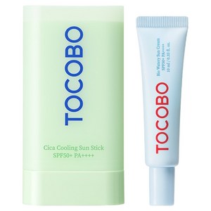 토코보 시카 쿨링 선스틱 18g + 바이오 워터리 선크림 10ml SPF50+ PA++++ 세트, 1세트