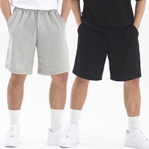 라틱 1+1 소프트 밴딩 남자 면 5부 반바지