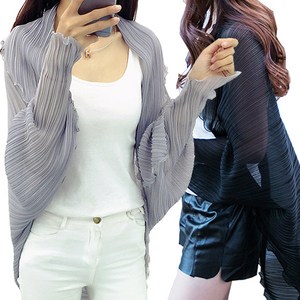 장바9니 1+1 간절기 여름 플리츠가디건 자외선차단
