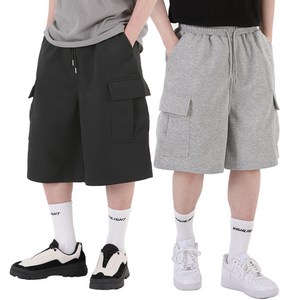 오버나인 남자 남성 5부 7부 기장선택 카고 버뮤다 트레이닝 팬츠 반바지