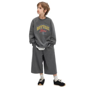 더베이지 가을 주니어 남아 7부 바지 상하복 세트 제로 피그먼트 버뮤다 SET B5592