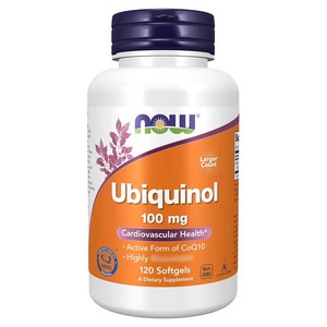 나우푸드 유비퀴놀 100mg 소프트젤, 1개, 120정