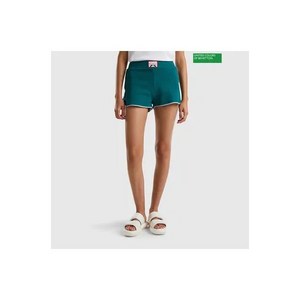 베네통 Logo patch color line shorts 3S 3EBMD9002