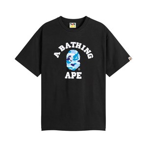 베이프 ABC 카모 컬리지 반팔