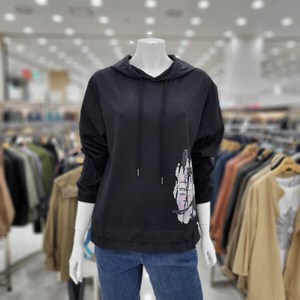 벨라디터치 후드 티셔츠 V3D3TS25_GN