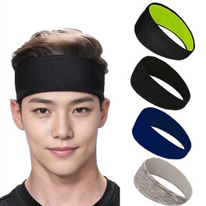 기능성 스포츠 쿨 헤어밴드 헤드밴드 4개 세트