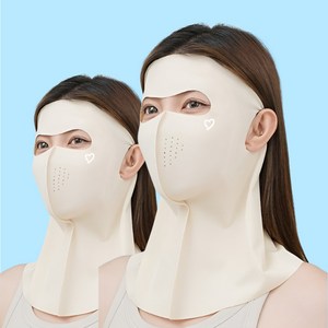 해피지아 골프 등산 스포츠 UV 자외선차단 롱 마스크 2개 HZA-003, 스킨, 2개