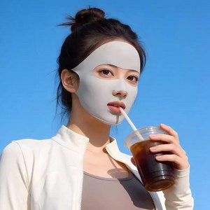 예쁜 마스크 UV 자외선차단 나들이 등산 골프 러닝 눈코입뚤린 쿨 마스크1+1, 2개, 핑크
