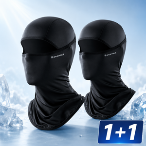 네비오 1+1 여름 바라클라바 쿨 UV 자외선차단 블랙+블랙 마스크