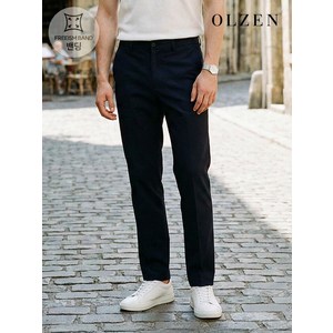올젠 캐주얼 면 혼방 팬츠 (ZPE2PP1801)