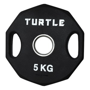 대한스포츠 냄새 없는 터틀 PEV 중량원판 50mm PEV 바벨 플레이트 2.5~20, 블랙, 1개, 5kg