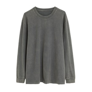 피그먼트 페이드 워싱 20수 긴팔 티셔츠 M~2XL