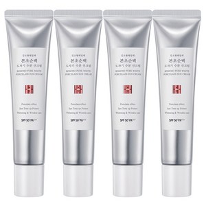 김소형헤밀레 본초순백 도자기 수분 선크림 SPF 50+PA+++, 30ml, 4개