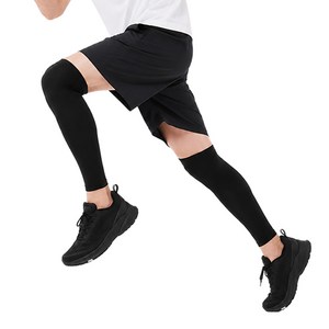 엠피니 접촉냉감 자외선차단 쿨 발 다리토시, 블랙, 2세트
