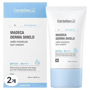 센텔리안24 마데카 더마 쉴드 세이프 수분 선크림 SPF50+ PA++++, 50ml, 2개