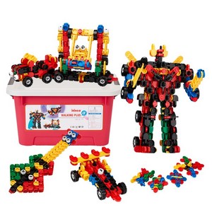 아이링고 워킹플러스 알파 3D 관절 블록장난감 395pcs, 혼합색상, 1개