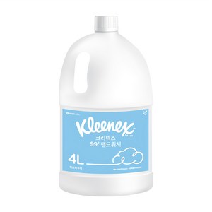크리넥스 99 플러스 핸드워시 리필 허브파우더, 4L, 1개