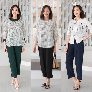 엄마옷 마담4060 1+1+1 풍기인견팬츠3종-QHPN305001-