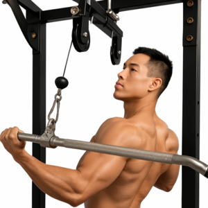 DIYFITNESS 가정용 집헬스장 렛풀다운 도르래 머신 케이블 삼두운동 등근육 팔운동 랫풀다운 머신