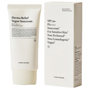 포레덤 더마 릴리프 비건 무향 무기자차 선크림 SPF50+ PA++++, 50ml, 1개